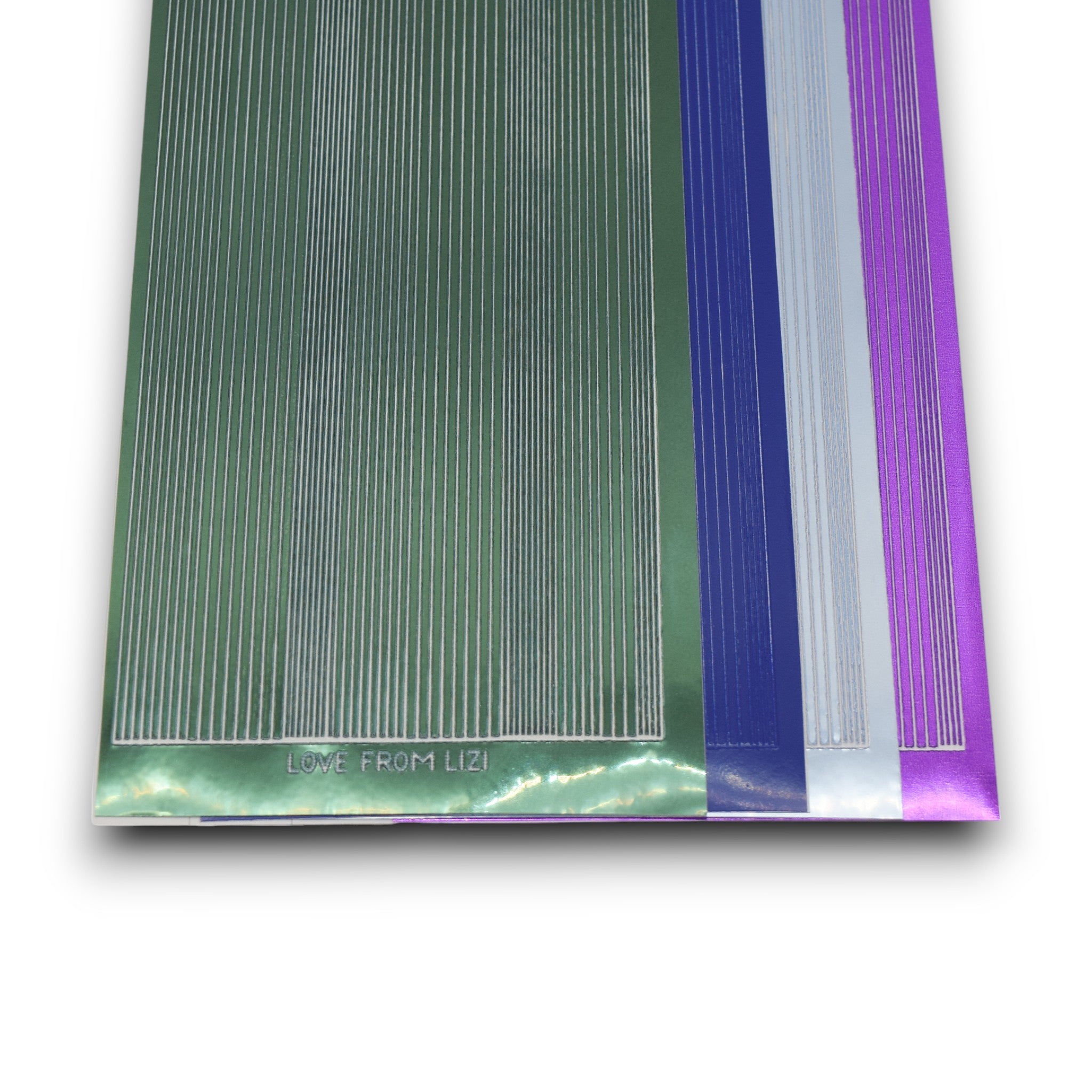 Full Bloom - Pin Stripe Peel-Off 4 Pack